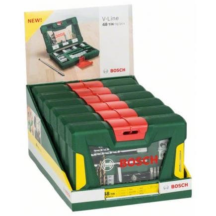 BOSCH 2607017303 - Boîte V-Line avec assortiments (48 pcs.)