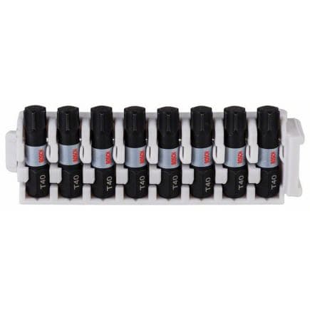 BOSCH 2608522383 - Embouts d'insertion de contrôle d'impact T40 (8-pcs.)