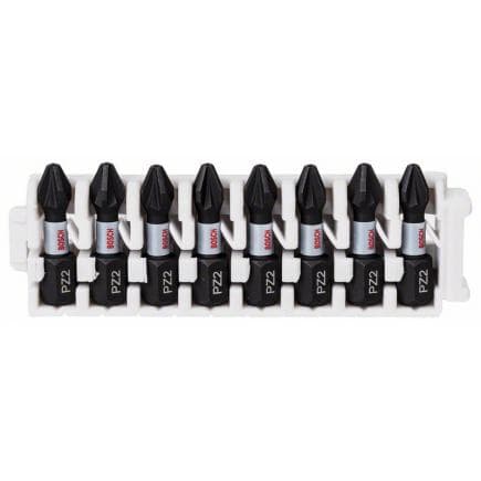 BOSCH 2608522325 - Embouts d'insertion de contrôle d'impact PZ2 (8-pcs.)