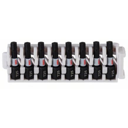 BOSCH 2608522381 - Embouts d'insertion de contrôle d'impact T25 (8-pcs.)