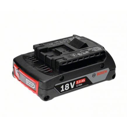 BOSCH 2607336906 - Batterie coulissante 18 V Light Duty (LD), 2,0 Ah, Li-Ion, GBA M-B