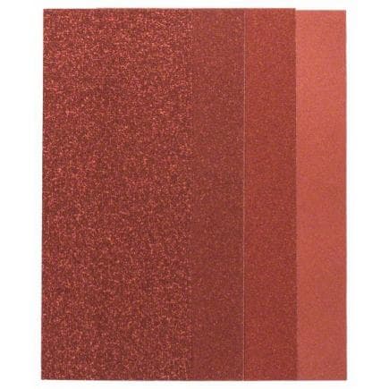 BOSCH 2607019498 - Set de 25 feuilles abrasives pour ponceuse vibrante