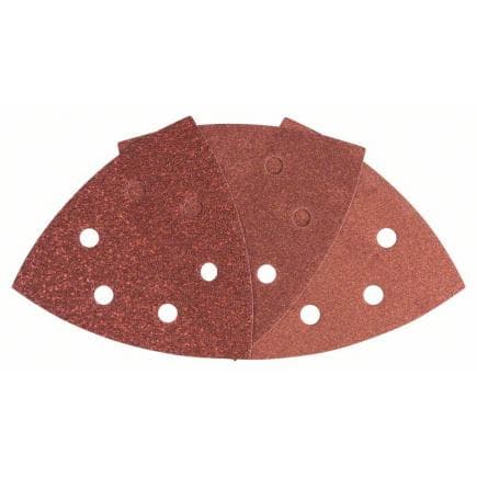 BOSCH 2607017111 - Set de 25 feuilles abrasives pour ponceuse Delta