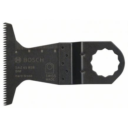 BOSCH 2608662037 - Lame plongeante BIM Starlock SAIZ 65 BSB "Hard Wood" 40x65mm