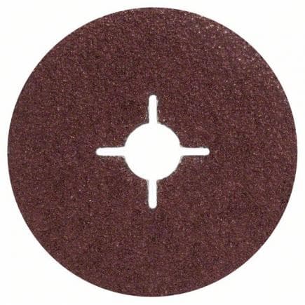 BOSCH 2609256247 - Disques abrasifs sur fibres pour meuleuses angulaires (5 pcs.)