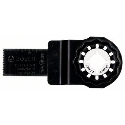 BOSCH 2608661628 - Lame plongeante BIM AIZ 20 AB "Wood and Metal" 20x30mm
