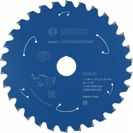 BOSCH 2608644530 - Lame de scie circulaire "Expert for Stainless Steel" pour scies sans fil
