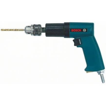 BOSCH 0607160509 - Perceuse à air comprimé avec mandrin à clé de 10 mm, trou en acier ø 10 mm, 750 tr/min, réversible