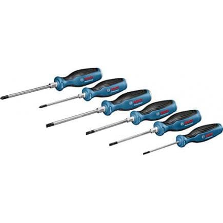 BOSCH 1600A016BF - Jeu de 6 tournevis SL/SF