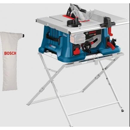 BOSCH 0601B44002 - GTS 18V-216 - Scie à table sans fil sans batterie avec table de support