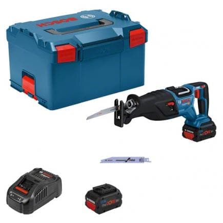 BOSCH 06016C0003 - GSA 18V-28 - Scie universelle sans fil BITURBO en mallette avec batteries et chargeur
