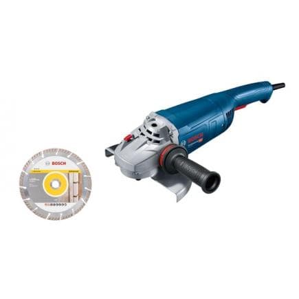 BOSCH 06018C1301 - GWS 22-230 J - Meuleuse d'angle avec manche 2200 W