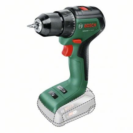 BOSCH 06039D7002 - UniversalDrill 18V-60 - Perceuse-visseuse sans fil à deux vitesses 18 V (avec 2 batteries)