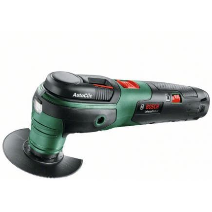 BOSCH 0603103001 - UniversalMulti 12 - Outil multifonction sans fil 12 V (avec 1 batterie)