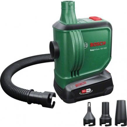 BOSCH 0603947201 - EasyInflate 18V-500 - Compresseur volumétrique à batterie 18 V (avec 1 batterie)