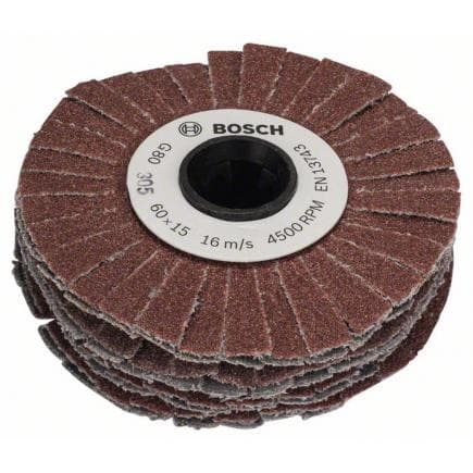 BOSCH 1600A00155 - Texoro - Meule abrasive 15mm, souple