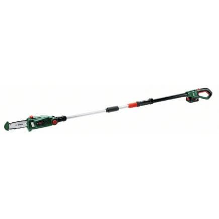 BOSCH 06008B3100 - UniversalChainPole 18 - Sécateur à batterie télescopique 18 V (avec 1 batterie et chargeur)