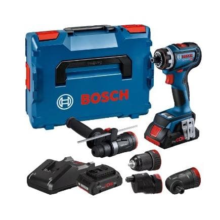 BOSCH 06019K6200 - GSR 18V-90 FC PROFESSIONAL - Perceuse-visseuse sans fil 18V (avec 2 batteries et chargeur)