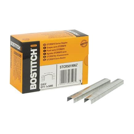BOSTITCH STCR501910Z - Agrafes galvanisées STCR5019 à embout de marteau (Lot multiple)