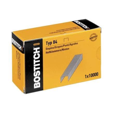 BOSTITCH 1840600Z - 84 agrafes avec finition Stanox et embout ciseau