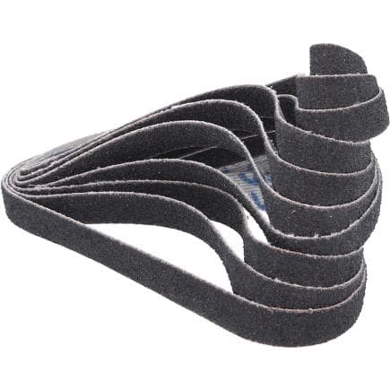 BRILLIANT TOOLS BT160707 - Bandes abrasives pour ponceuses à bande à air comprimé (10 pièces)