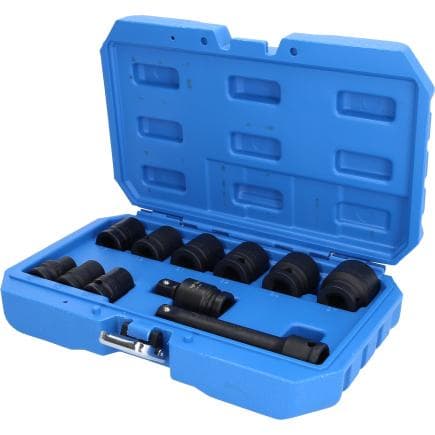 BRILLIANT TOOLS BT022645 - Jeu de douilles à chocs 6 pans 1/2" courte (11 pcs.)