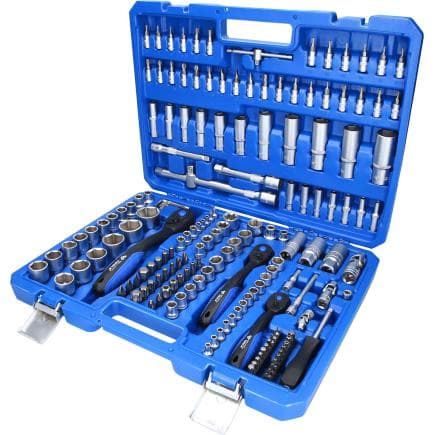 BRILLIANT TOOLS BT023172 - Jeu de clés à douille 1/4", 3/8", 1/2" (172 pcs.)
