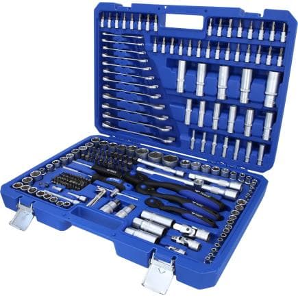 BRILLIANT TOOLS BT023216 - Jeu de clés à douille 1/4", 3/8", 1/2" (216 pcs.)