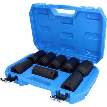 BRILLIANT TOOLS BT025600 - Jeu de douilles à chocs 3/4", 6 pans longue 24 - 36 mm (8 pcs.)