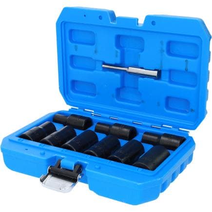 BRILLIANT TOOLS BT026000 - 1/2" Jeu de douilles spirales à chocs 10 - 19mm (10pcs.)