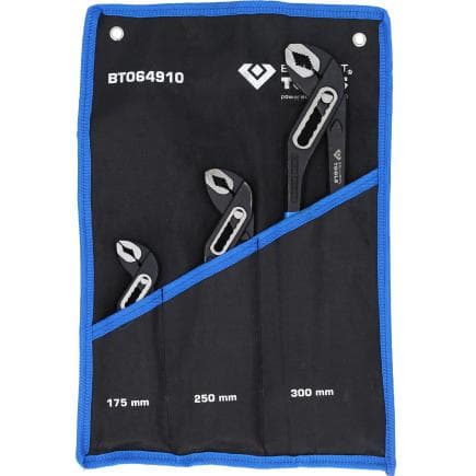 BRILLIANT TOOLS BT064910 - Jeu de pinces multiprise 7", 10", 12" (3 pcs.)