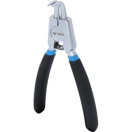 BRILLIANT TOOLS BT067006 - Pince à circlips extérieurs, coudée, 125 mm