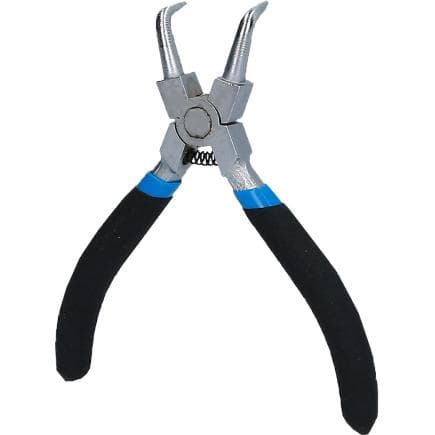BRILLIANT TOOLS BT067008 - Pince à circlips intérieurs, coudée, 125 mm