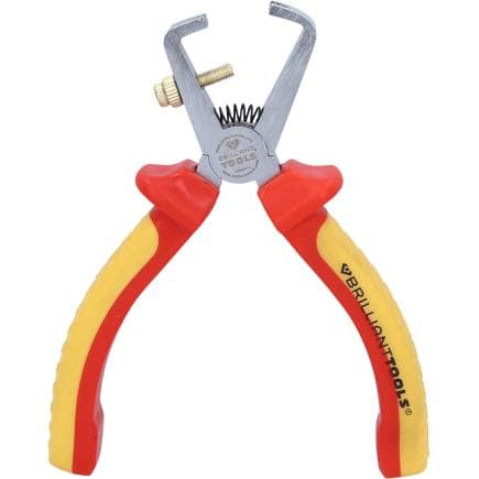 BRILLIANT TOOLS BT068014 - Pince à dénuder VDE 160 mm