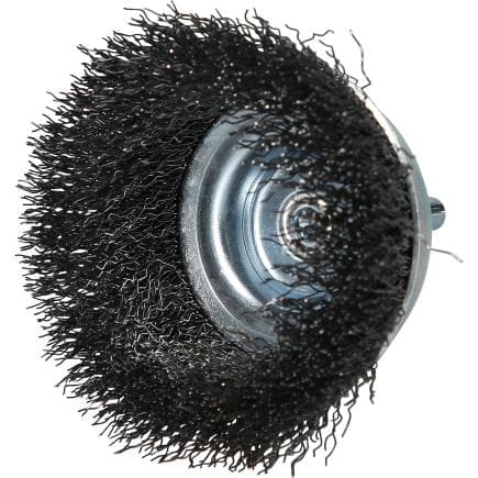 BRILLIANT TOOLS BT103106 - Brosse boisseau, ø 75 mm avec embout de 6,0 mm
