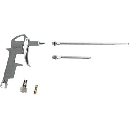 BRILLIANT TOOLS BT161103 - Pistolet pneumatique de soufflage avec 3 buses interchangeables incluses