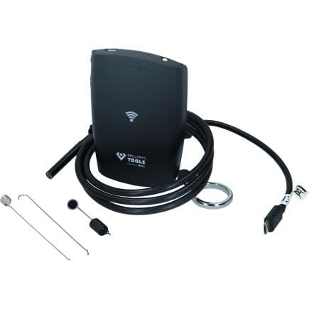 BRILLIANT TOOLS BT170010 - Jeu vidéoscope Wifi avec sonde de caméra frontale ø 5,5 mm 0° HD (5 pcs.)