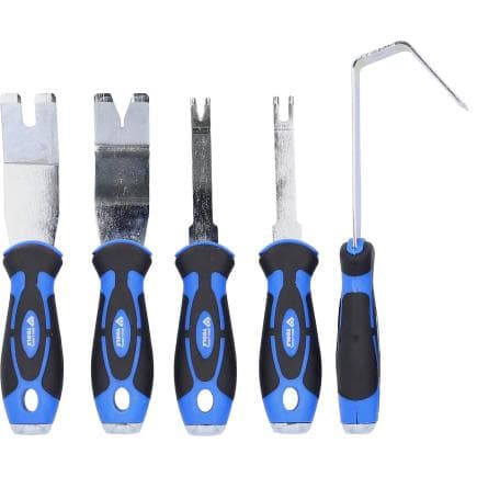 BRILLIANT TOOLS BT511080 - Jeu d'outils pour le démontage des garnitures de portières (5 pcs.)