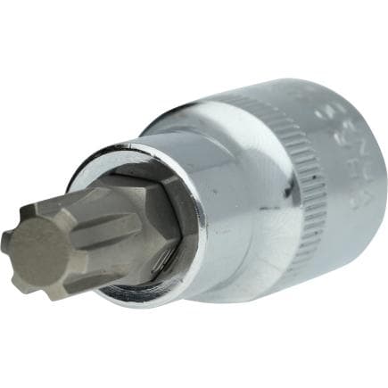 BRILLIANT TOOLS BT541061 - Insert d’embout, 54 mm de long, entraînement quatre pans creux 12,5 mm (1/2") pour VAG Polydrive
