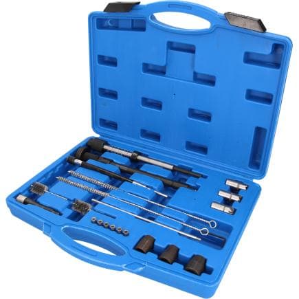BRILLIANT TOOLS BT551300 - Kit de nettoyage pour logement et gaine d’injecteur (21 pcs.)
