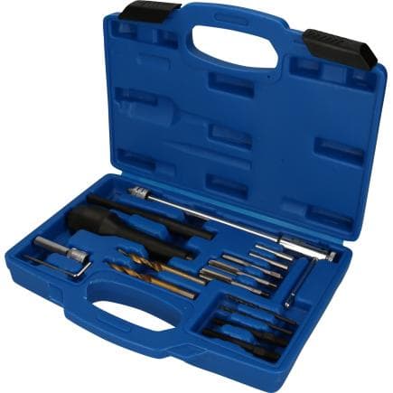 BRILLIANT TOOLS BT561030 - Kit de réparation de filetage pour bougies de préchauffage (16 pcs.)