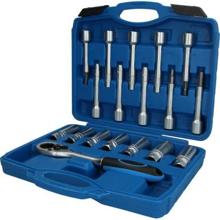 BRILLIANT TOOLS BT651250 - Jeu d’outils pour amortisseurs (18 pcs.)