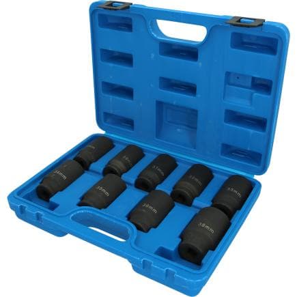 BRILLIANT TOOLS BT671000 - Jeu de douilles pour cardans (9 pcs.)