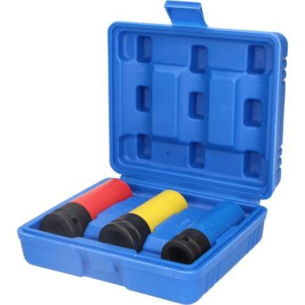 BRILLIANT TOOLS BT691005 - 1/2" Set de douilles à chocs pour jantes aluminium 17/19/21 mm (3 pcs.)