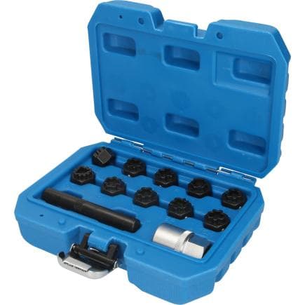 BRILLIANT TOOLS BT691210 - Assortiment de systèmes antivols de roue pour Mercedes (12 pcs.)
