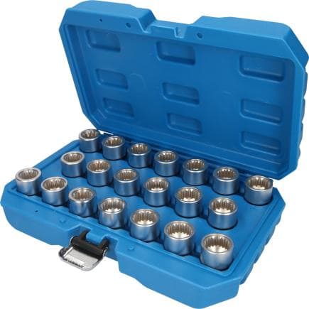 BRILLIANT TOOLS BT691330 - Assortiment de systèmes antivols de roue pour Porsche (20 pcs.)