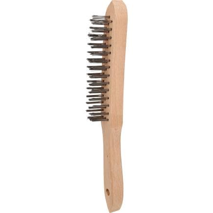 BRILLIANT TOOLS BT706003 - Brosse en acier inoxydable à 3 rangées 290 mm