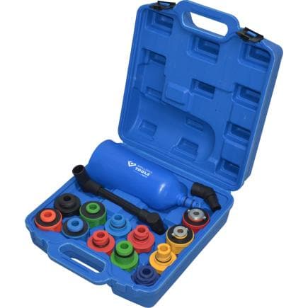 BRILLIANT TOOLS BT711110 - Jeu de trémies de remplissage d’huile MASTER avec bras d’équerrage (15 pcs.)