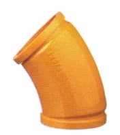 Coude de tuyau de refoulement SK/125/5.5x45°275