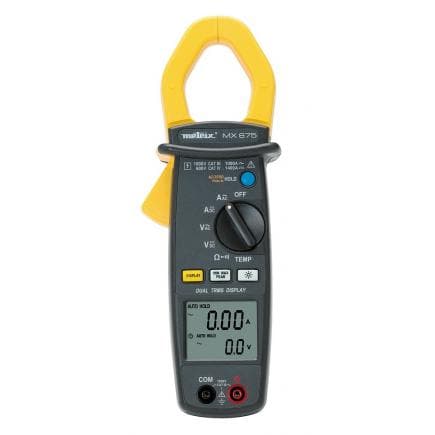 CHAUVIN ARNOUX MX0675 - MX 675 Pince multimètre numérique avec écran à double affichage TRMS AC/DC